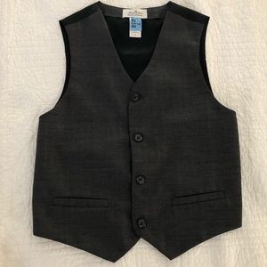 JANIE & JACK Vest, Gray, Special Occasion, Size 10